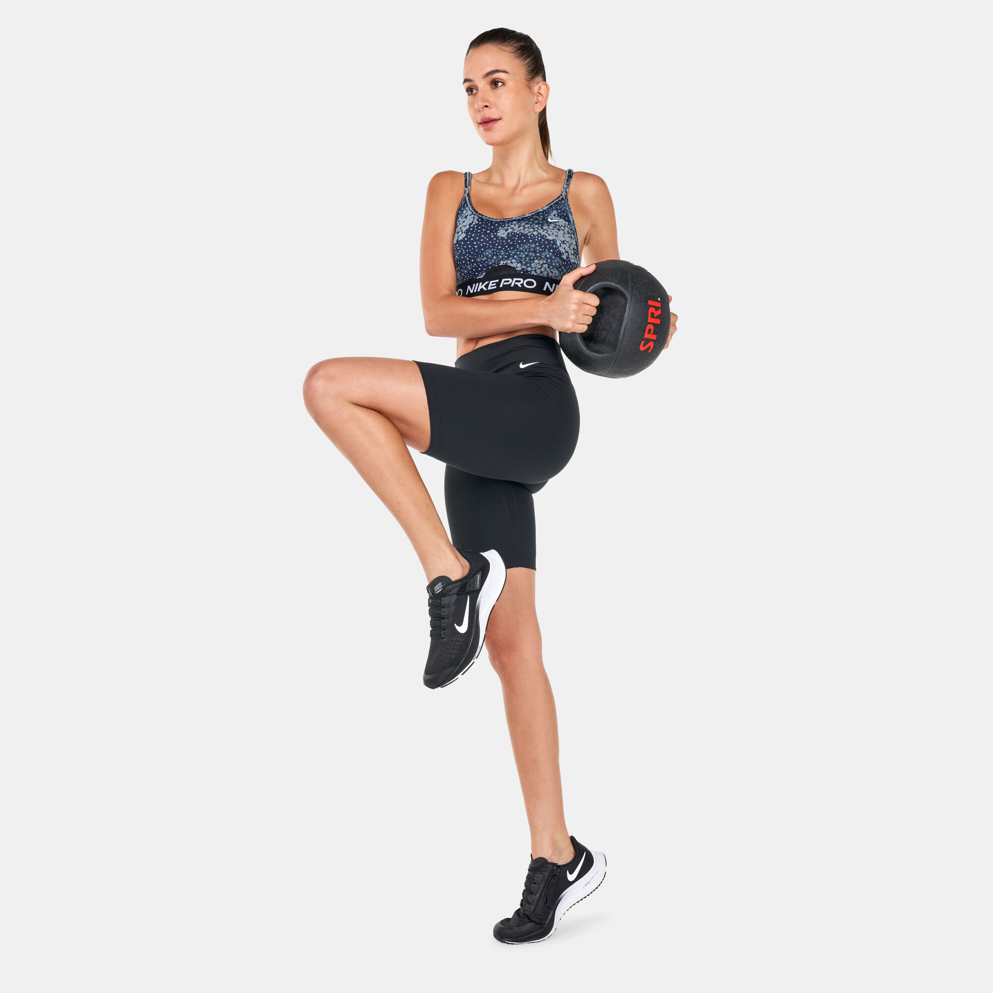 Women s One Mid Rise 7 Inch Bike Shorts Black Nike in KSA SSS