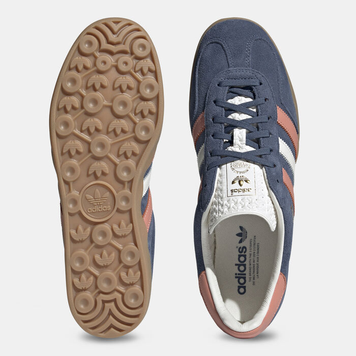 adidas Men's Gazelle Indoor Shoes Blue adidas Men's Gazelle Indoor Shoes Blue image number 4