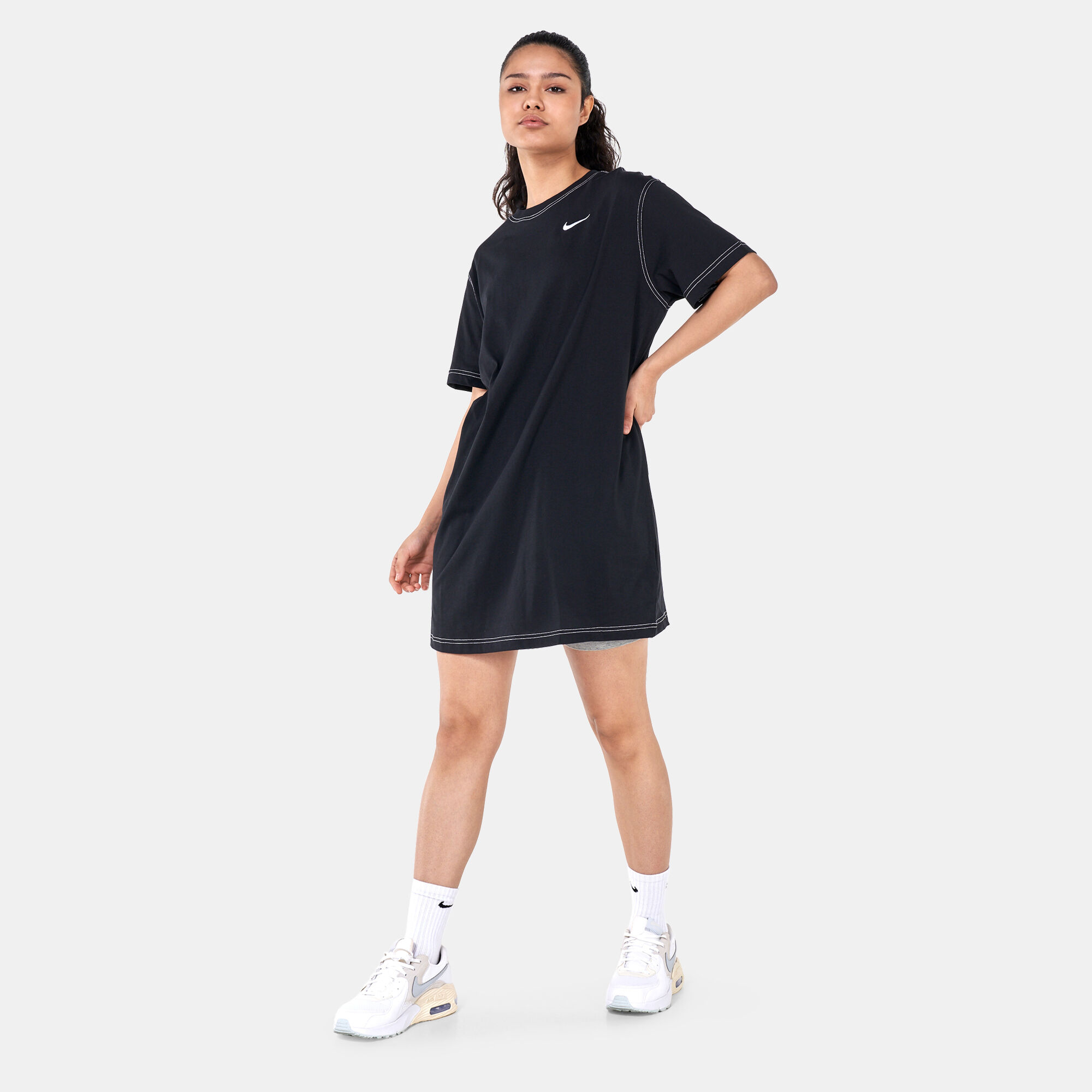 Swoosh dress top