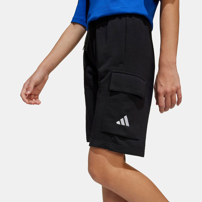 adidas Kids' Essentials Cargo Shorts Black adidas Kids' Essentials Cargo Shorts Black image number 3