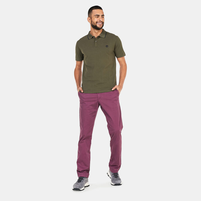 Timberland Men's Millers River Polo Shirt Green Timberland Men's Millers River Polo Shirt Green image number 2