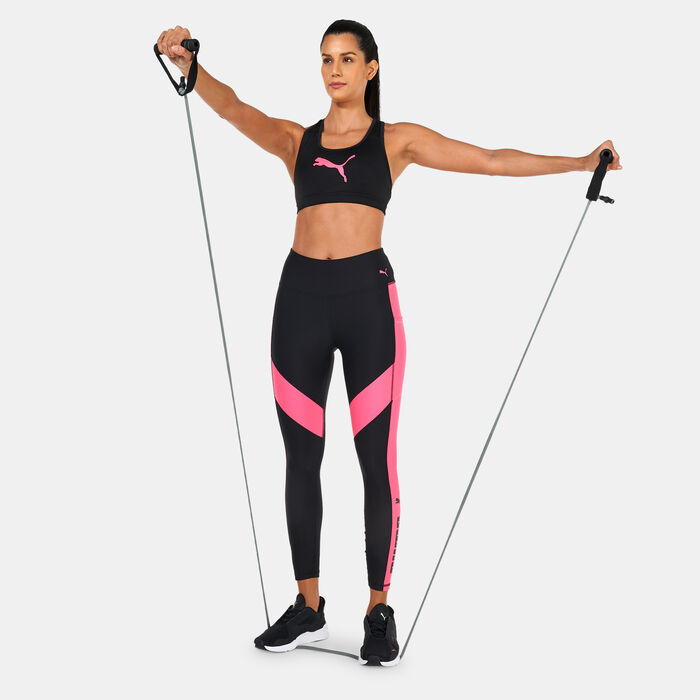 PUMA Women's Mid Impact 4Keeps Sports Bra Black PUMA Women's Mid Impact 4Keeps Sports Bra Black image number 2
