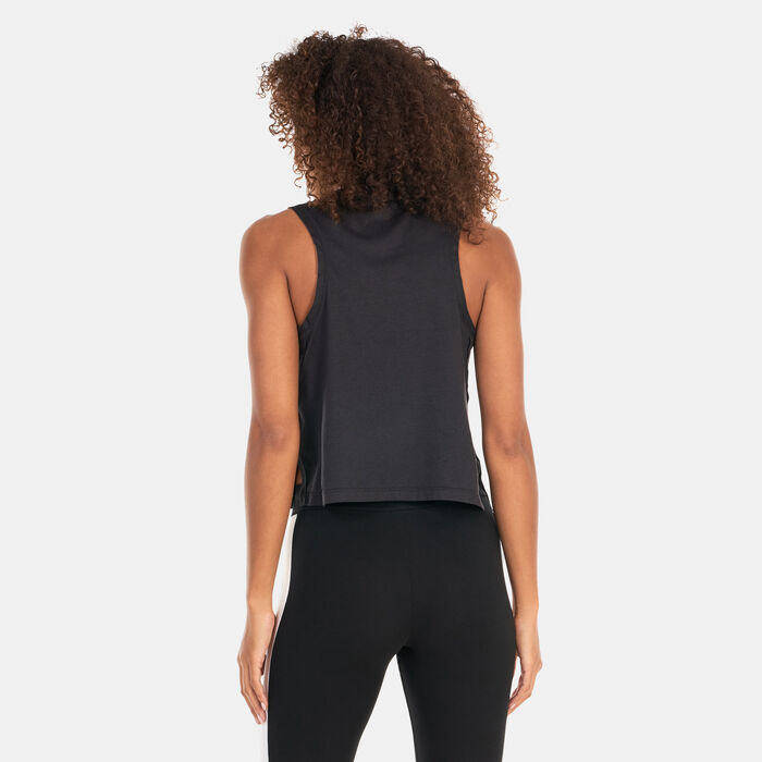 PUMA Women's Fit Tri-blend Training Tank Top Black image number 1