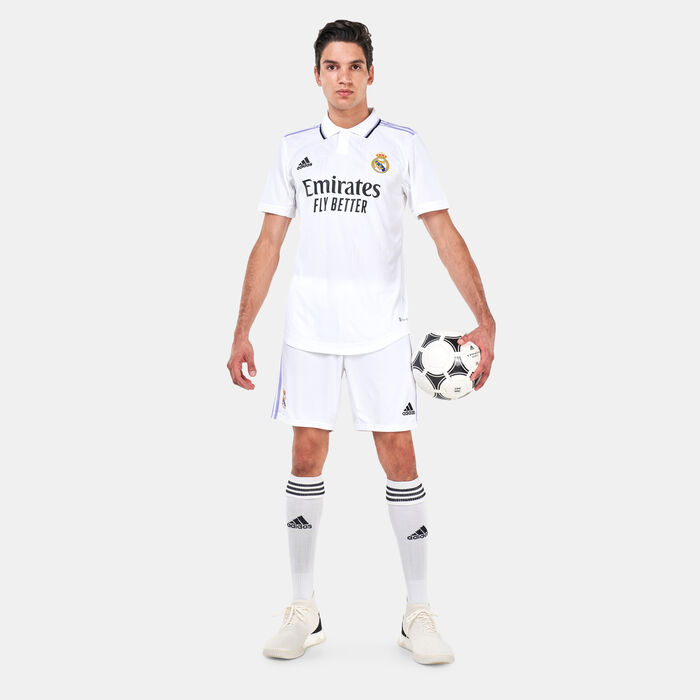 adidas Men's Real Madrid Home Authentic Jersey - 2022/23 White adidas Men's Real Madrid Home Authentic Jersey - 2022/23 White image number 2
