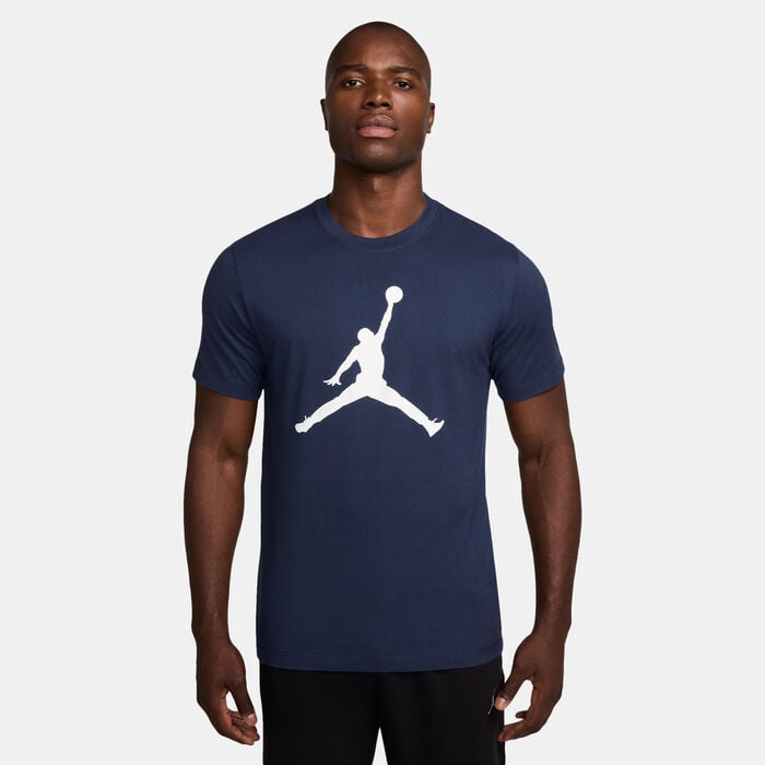 Jordan Men's Jumpman Crew T-Shirt Blue Jordan Men's Jumpman Crew T-Shirt Blue image number 0