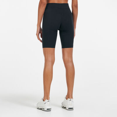 Nike Women's Sportswear Essential Mid-Rise Biker Shorts Black Nike Women's Sportswear Essential Mid-Rise Biker Shorts Black