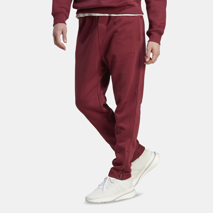 adidas Men's All SZN Fleece Joggers Maroon adidas Men's All SZN Fleece Joggers Maroon image number 0