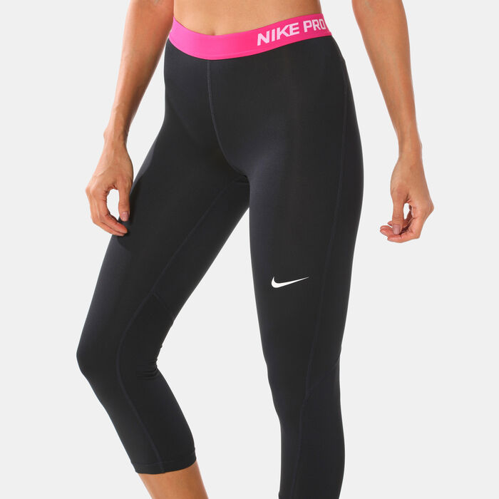 Buy Nike Women's Pro Cool Capri Leggings Black in KSA -SSS