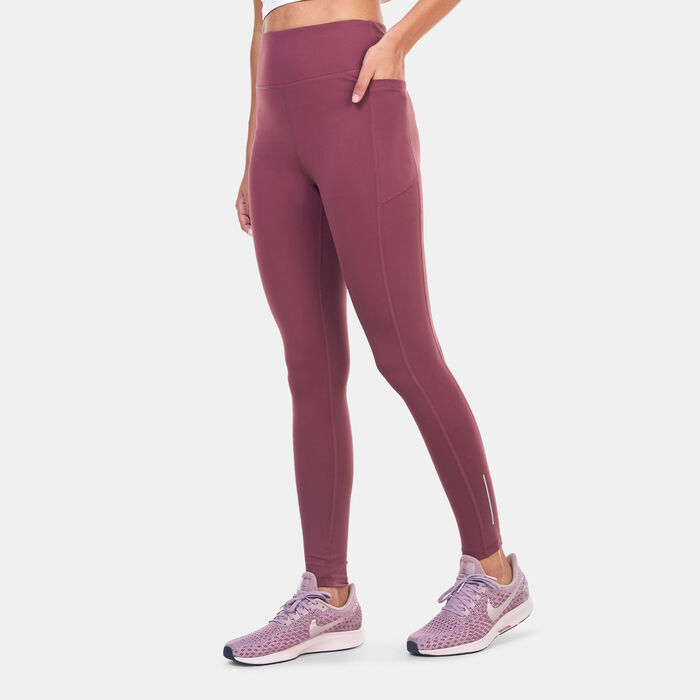 Sun and Sand Sports Women's Pocket Training Leggings Red Sun and Sand Sports Women's Pocket Training Leggings Red image number 0