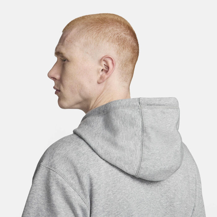 Nike Men's Club Fleece Hoodie Grey Nike Men's Club Fleece Hoodie Grey image number 6