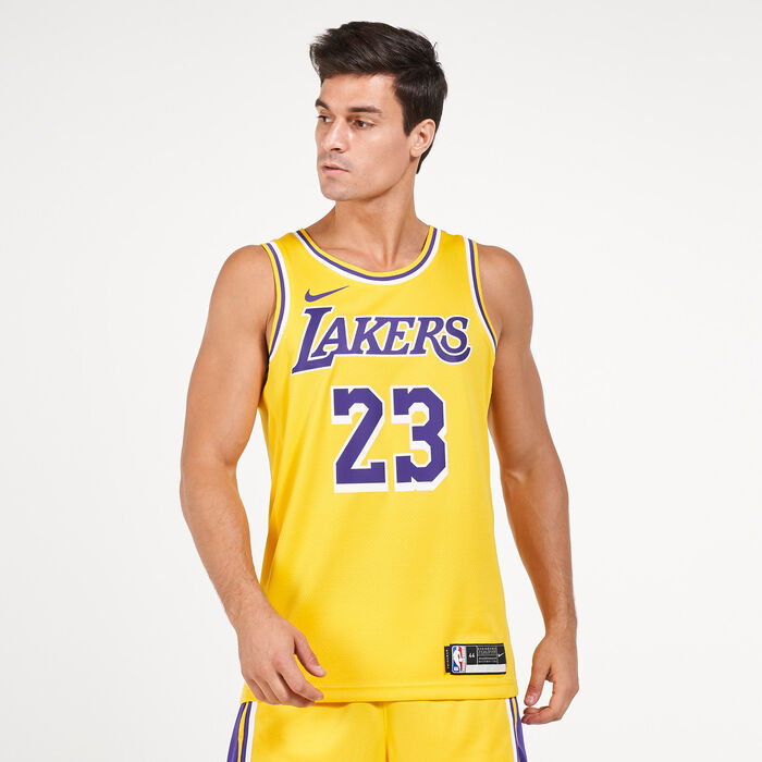 Nike Men's NBA Los Angeles Lakers LeBron James Icon Edition Swingman Jersey Nike Men's NBA Los Angeles Lakers LeBron James Icon Edition Swingman Jersey image number 0
