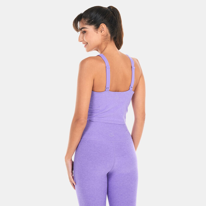 BEYOND YOGA Women's Spacedye Always On Cropped Tank Top Purple BEYOND YOGA Women's Spacedye Always On Cropped Tank Top Purple image number 1