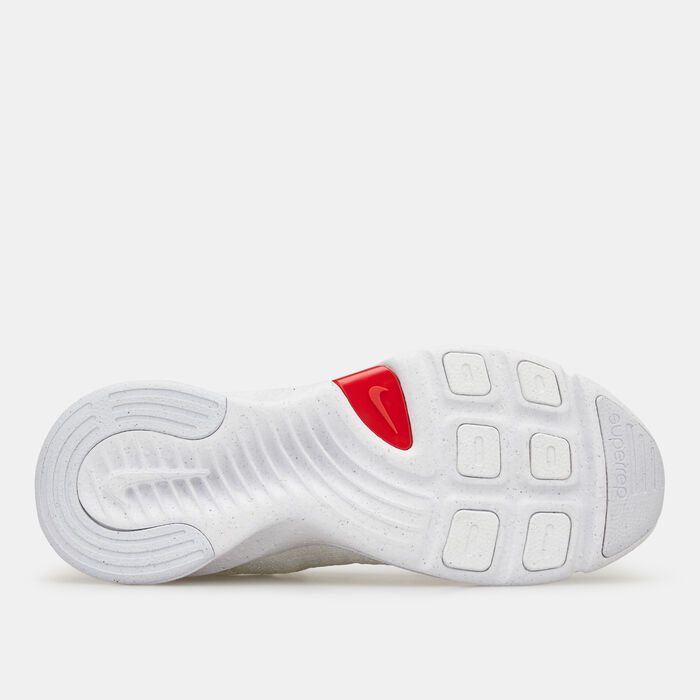 Nike Men's SuperRep Go 3 Next Nature Flyknit Training Shoes White Nike Men's SuperRep Go 3 Next Nature Flyknit Training Shoes White image number 3