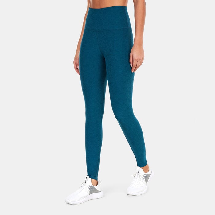 BEYOND YOGA Women's Spacedye Caught In The Midi High Waisted Leggings Green BEYOND YOGA Women's Spacedye Caught In The Midi High Waisted Leggings Green image number 0