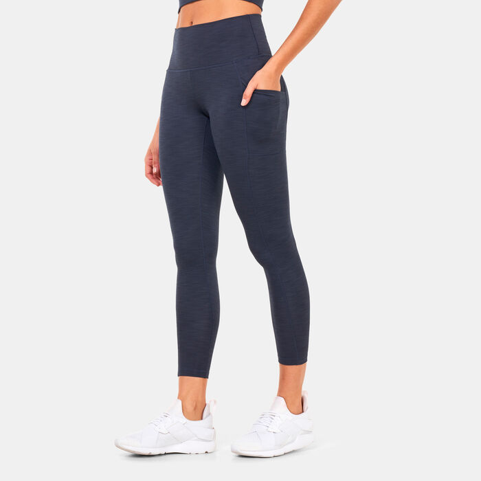prAna Women's Becksa 7/8 Leggings Blue prAna Women's Becksa 7/8 Leggings Blue image number 0