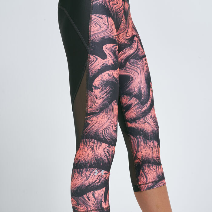 Women's HeatGear® Armour Printed Capri Leggings