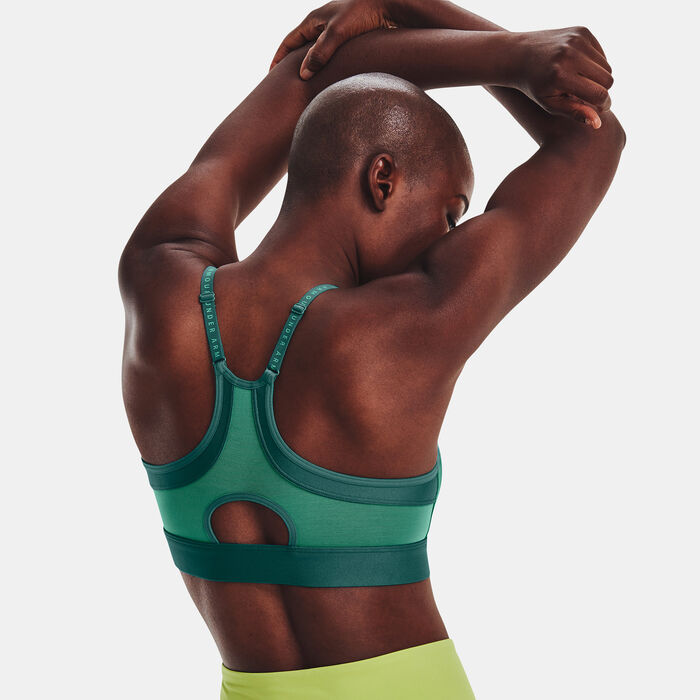 Under Armour Women's Infinity Covered Sports Bra Green Under Armour Women's Infinity Covered Sports Bra Green image number 1