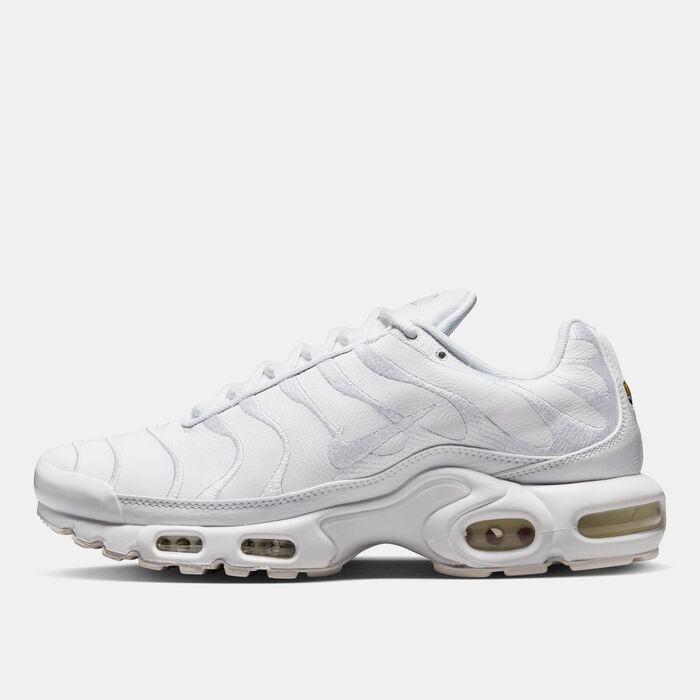Nike Men's Air Max Plus Shoes White Nike Men's Air Max Plus Shoes White image number 2