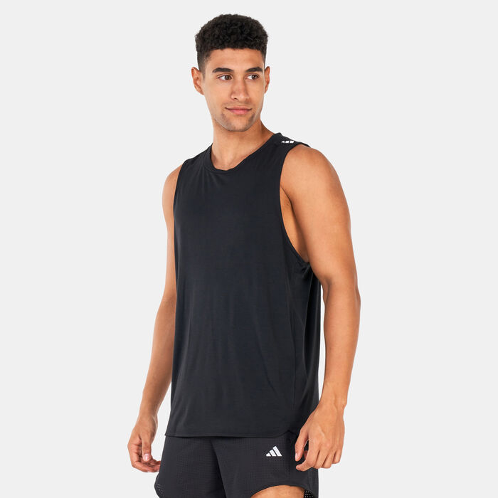 adidas Men's Down For Training Tank Top Black image number 0