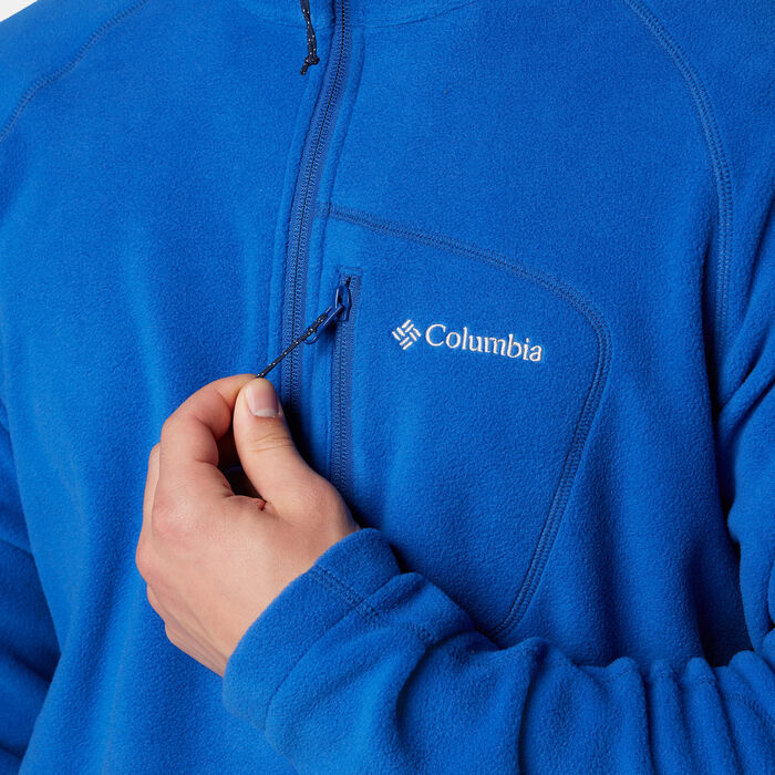 Columbia Men's Fast Trek™ III Half Zip Fleece Jacket Blue Columbia Men's Fast Trek™ III Half Zip Fleece Jacket Blue image number 4