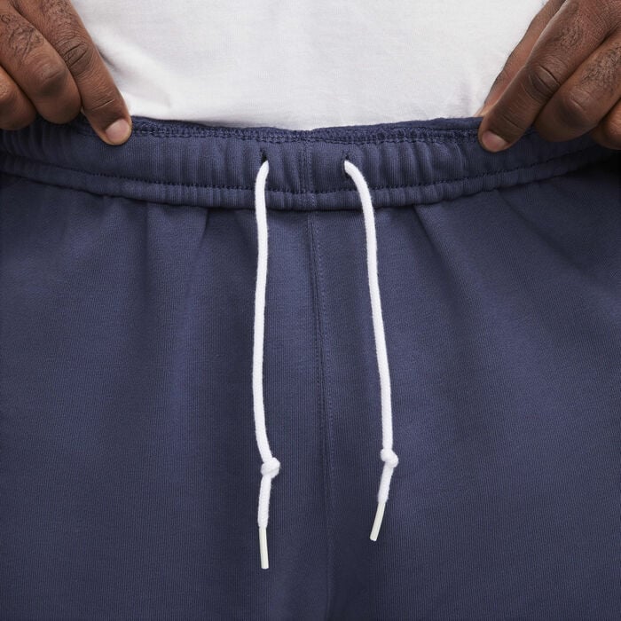 Nike Men's Solo Swoosh Fleece Pants Blue Nike Men's Solo Swoosh Fleece Pants Blue image number 8