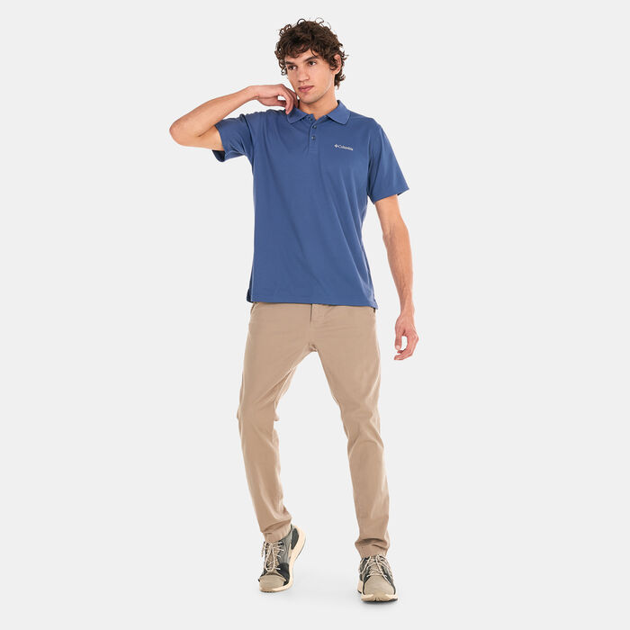 Columbia Men's Utilizer™ Polo T-Shirt Blue Columbia Men's Utilizer™ Polo T-Shirt Blue image number 2
