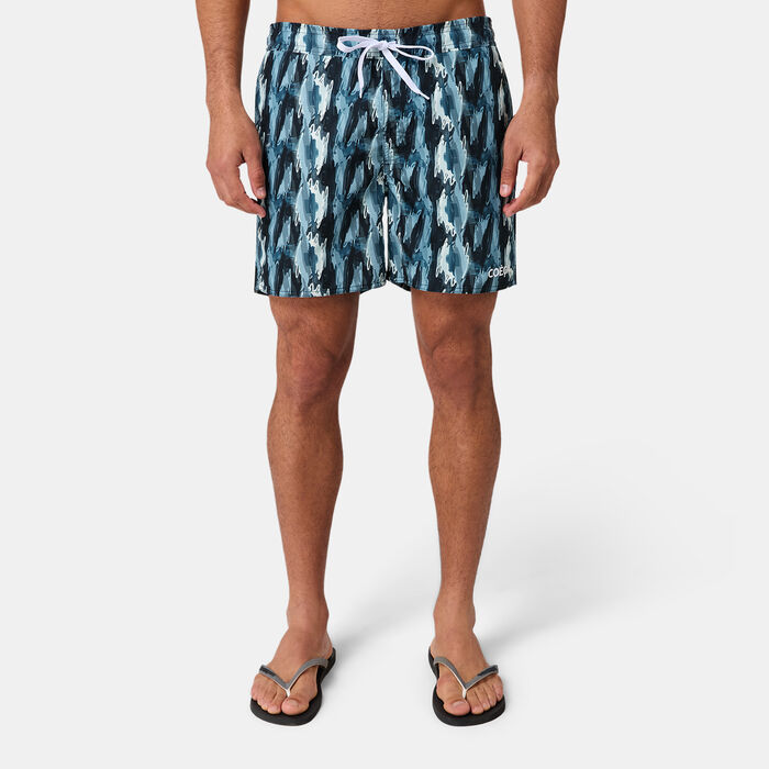 COEGA Men's Printed Swimming Shorts Green COEGA Men's Printed Swimming Shorts Green image number 0