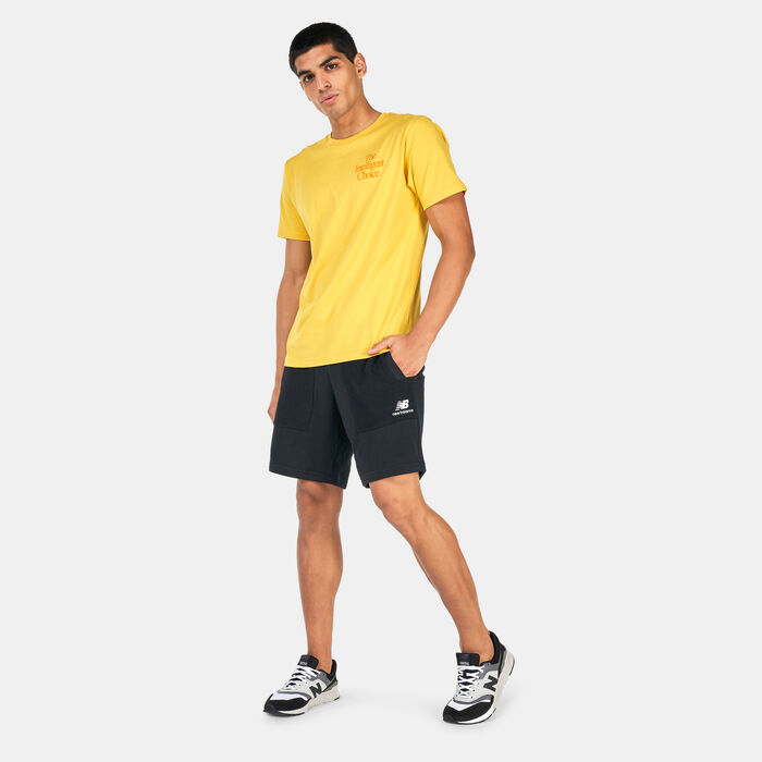 New Balance Men's NB Athletics Fleece Shorts Black New Balance Men's NB Athletics Fleece Shorts Black image number 2