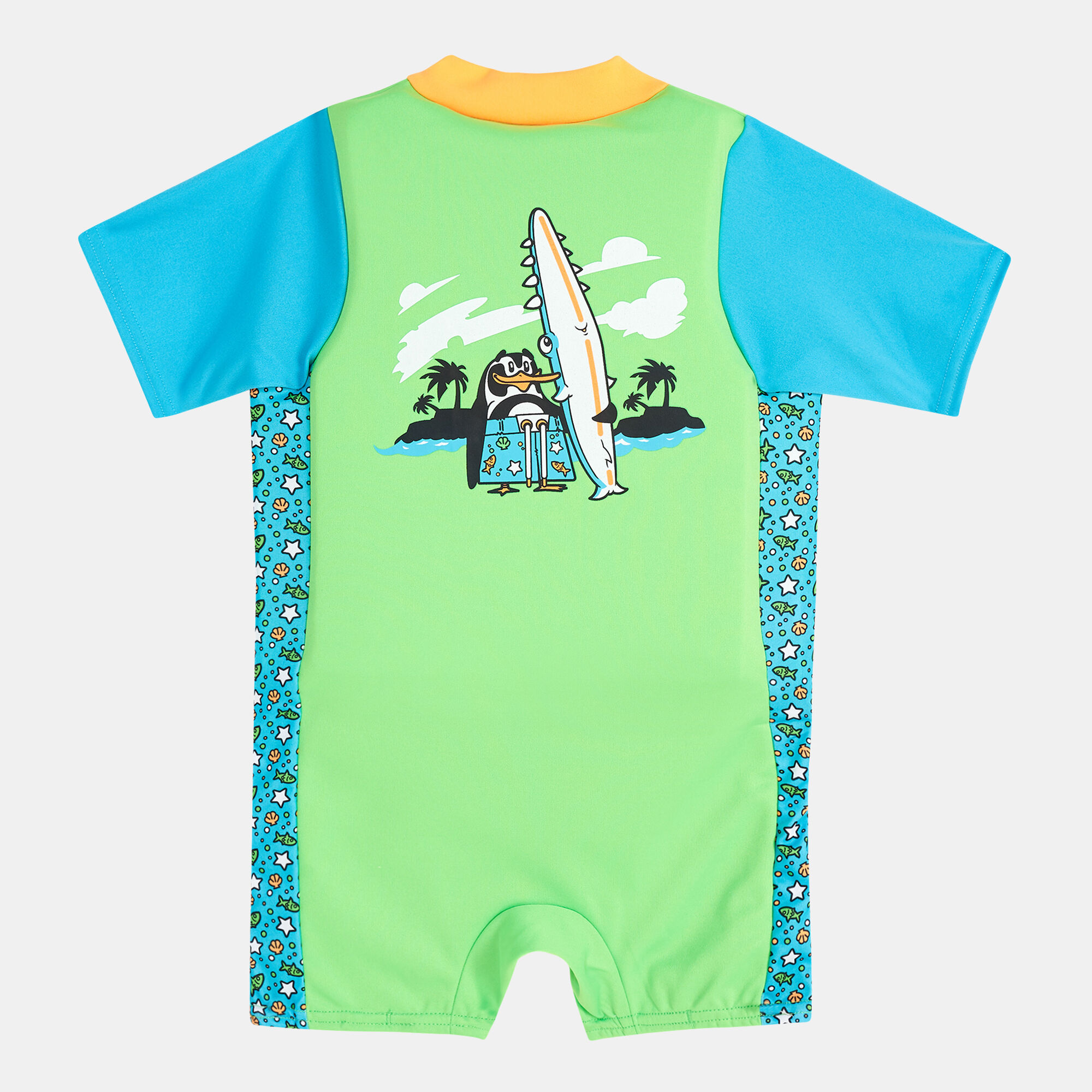 Kids Learn to Swim Character Printed Float Suit