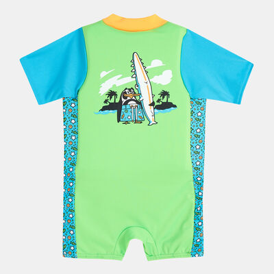 Speedo Kids' Learn to Swim Character Printed Float Suit Green Speedo Kids' Learn to Swim Character Printed Float Suit Green