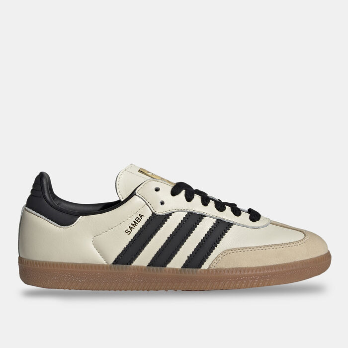 adidas Originals Women's Samba OG Shoes Beige adidas Originals Women's Samba OG Shoes Beige image number 0