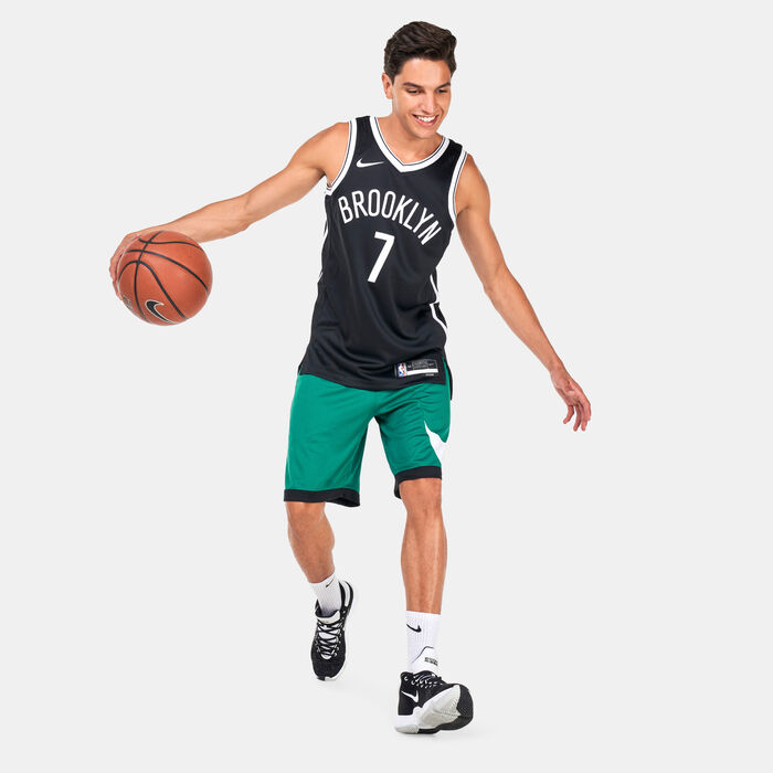Nike Men's Dri-FIT Brooklyn Nets Icon Edition Swingman Jersey Black Nike Men's Dri-FIT Brooklyn Nets Icon Edition Swingman Jersey Black image number 2
