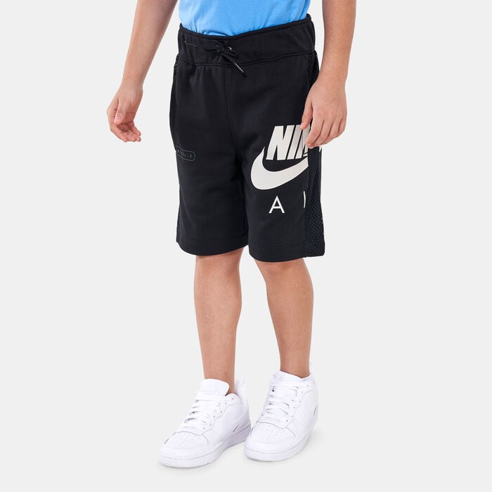 Nike Kids' Air French Terry Shorts (Older Kids) Black Nike Kids' Air French Terry Shorts (Older Kids) Black image number 0