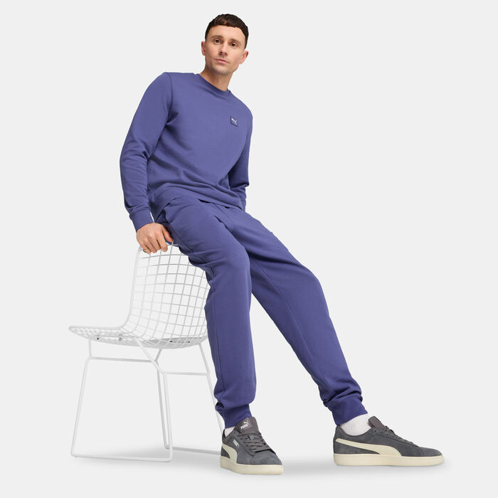 PUMA Men's Essentials Elevated Sweatpants Purple PUMA Men's Essentials Elevated Sweatpants Purple image number 2