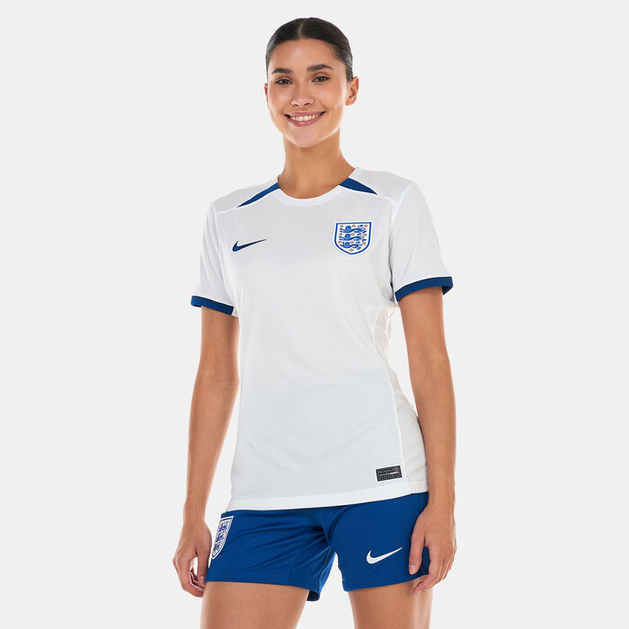 Nike Women's England 2023 Stadium Home Dri-FIT Soccer Jersey White Nike Women's England 2023 Stadium Home Dri-FIT Soccer Jersey White image number 0