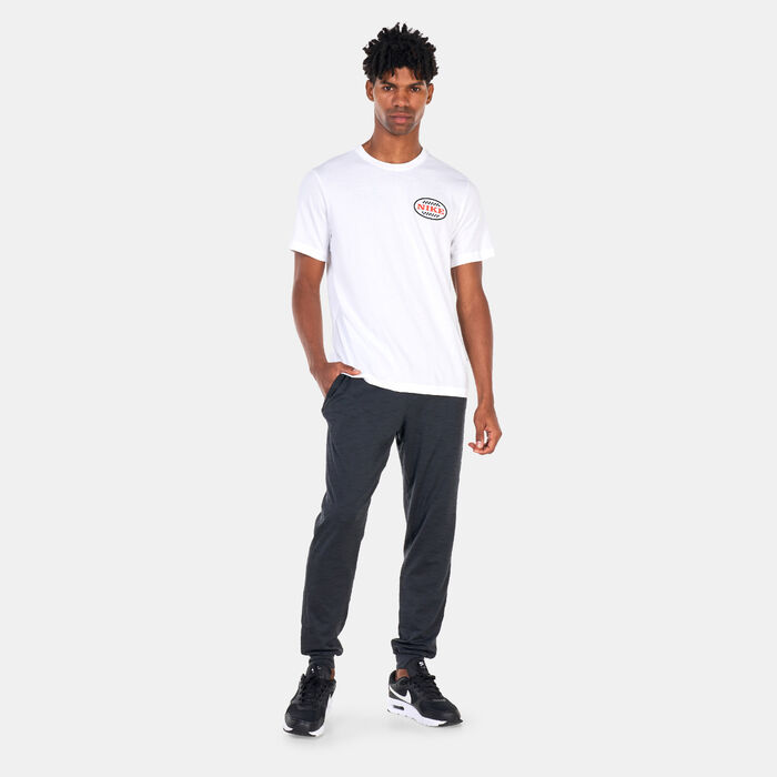 Nike Men's Body Shop Dri-FIT Fitness T-Shirt White Nike Men's Body Shop Dri-FIT Fitness T-Shirt White image number 2