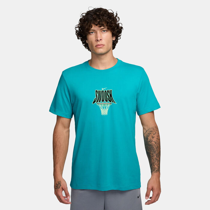 Nike Men's Dri-FIT Basketball T-Shirt Blue Nike Men's Dri-FIT Basketball T-Shirt Blue image number 0