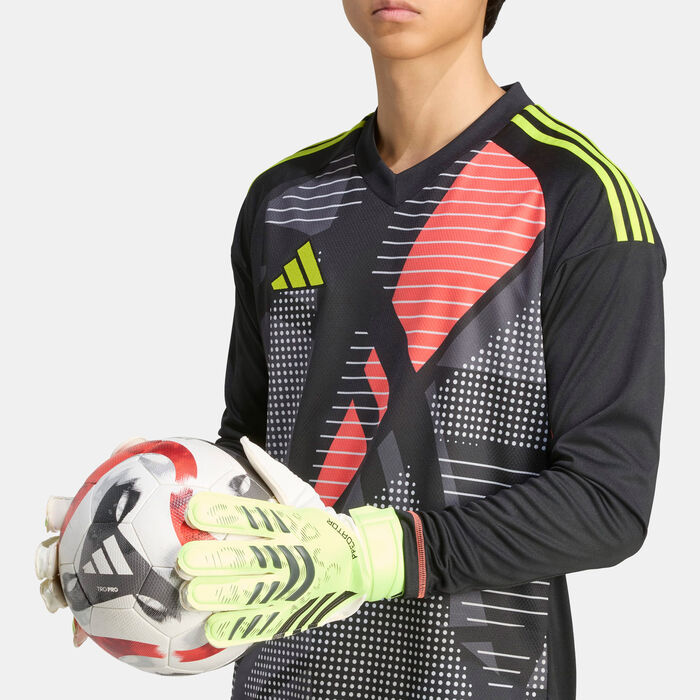 adidas Men's Predator Training Football Goalkeeper Gloves Green adidas Men's Predator Training Football Goalkeeper Gloves Green image number 5