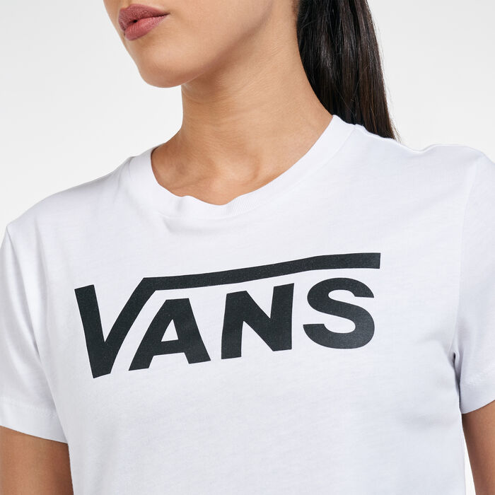 Vans Women's Flying V Crew T-Shirt White Vans Women's Flying V Crew T-Shirt White image number 3