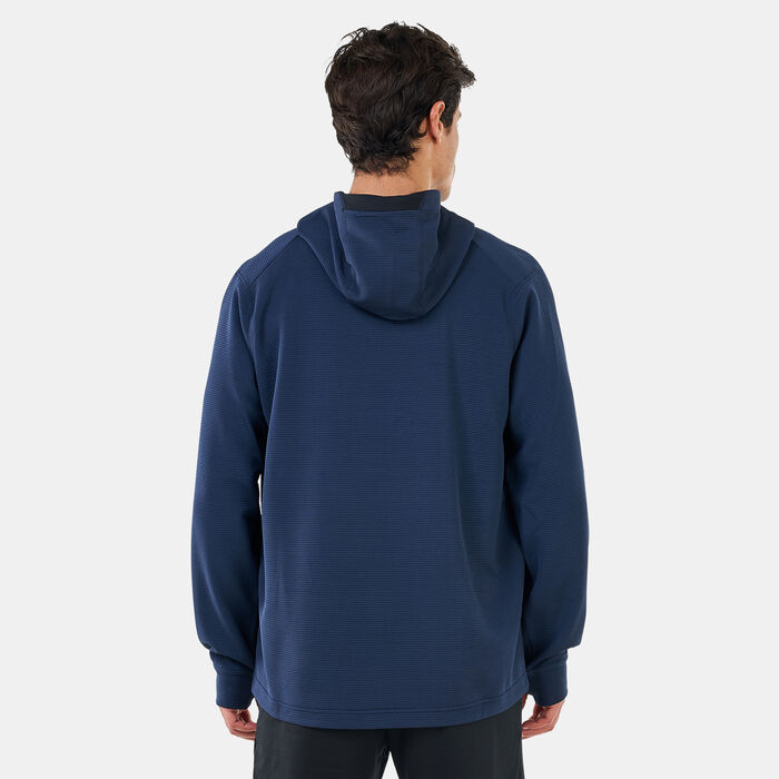 Nike Men's Pro Fleece Pullover Hoodie Blue Nike Men's Pro Fleece Pullover Hoodie Blue image number 1