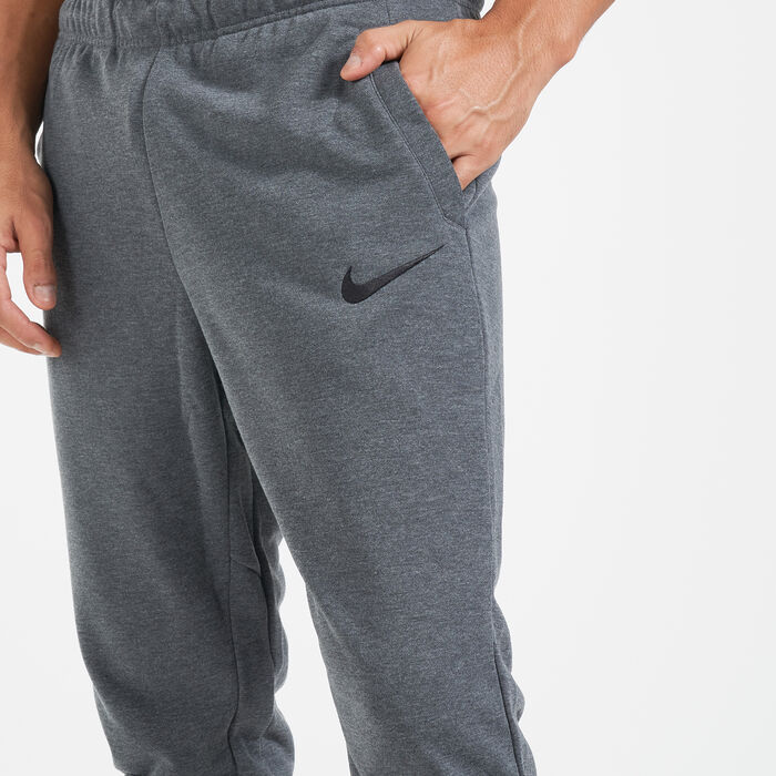 men's tapered fleece training trousers