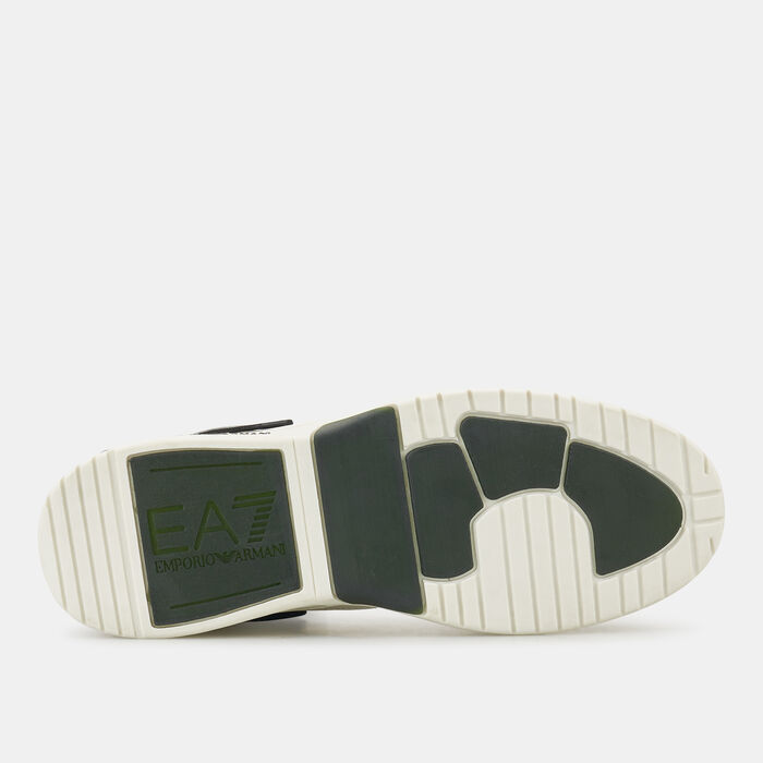 EA7 Emporio Armani Men's Basket Mid Shoes Green EA7 Emporio Armani Men's Basket Mid Shoes Green image number 3