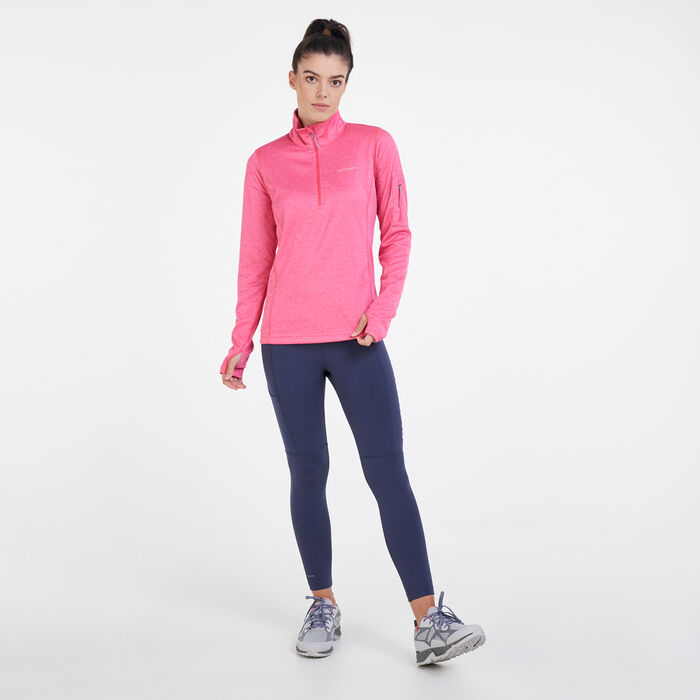 Columbia Women's Park View™ Grid Fleece Pullover Red Columbia Women's Park View™ Grid Fleece Pullover Red image number 2
