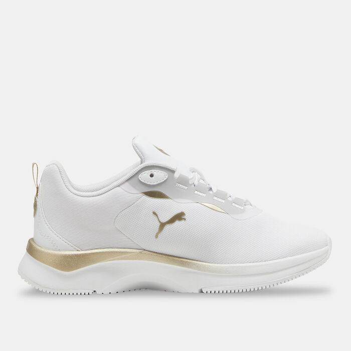 PUMA Women's Softride Orla Metallic Dream Shoes White image number 2