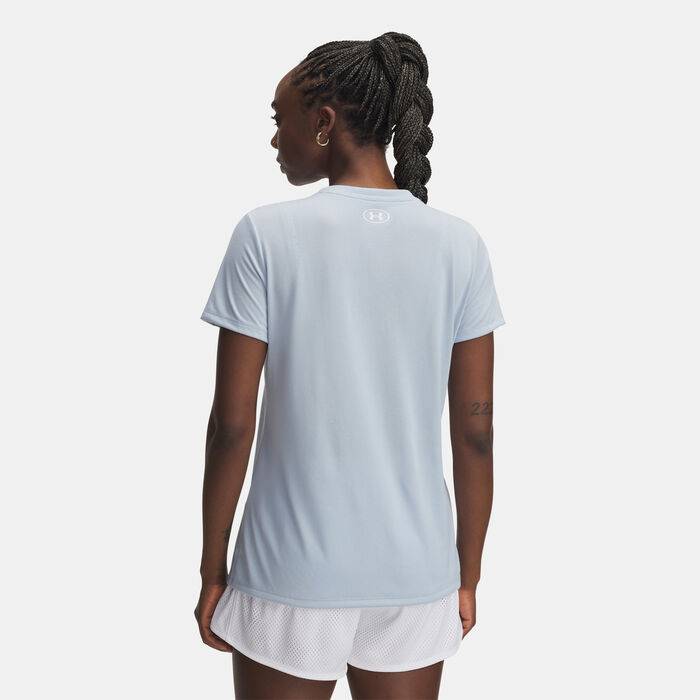 Under Armour Women's UA Tech V-Neck T-Shirt Blue image number 1