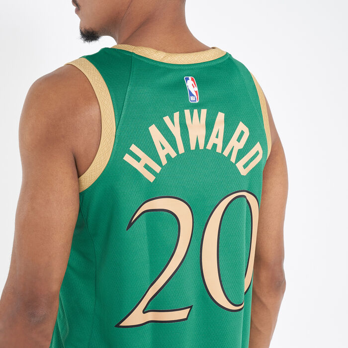 Men's Boston Celtics Gordon Hayward Nike Green 2018/19 Swingman Jersey -  Earned Edition