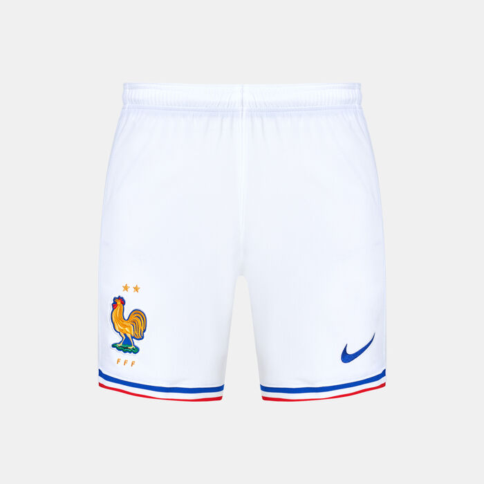 Nike Men's Dri-FIT France Stadium Home Football Shorts - 2024 White Nike Men's Dri-FIT France Stadium Home Football Shorts - 2024 White image number 3