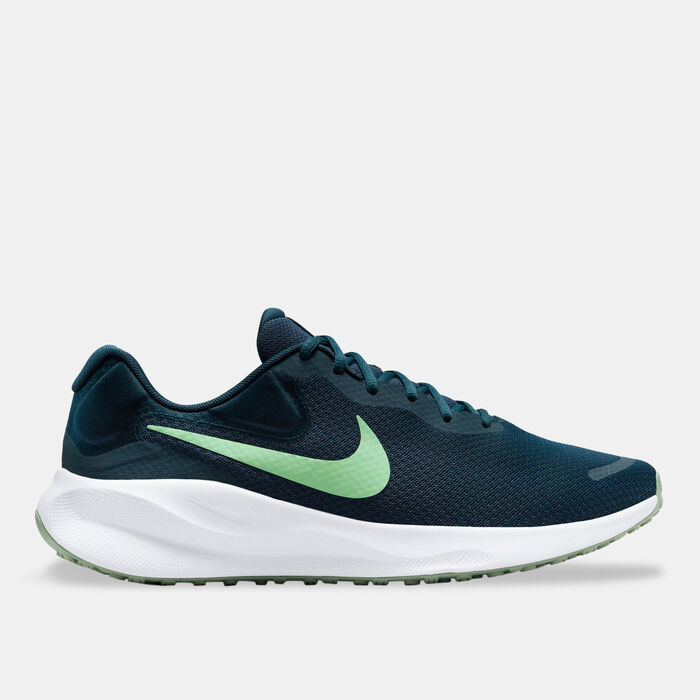 Nike Men's Revolution 7 Road Running Shoes Green Nike Men's Revolution 7 Road Running Shoes Green image number 0