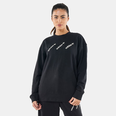 adidas Originals Women's Crew Sweatshirt Black
