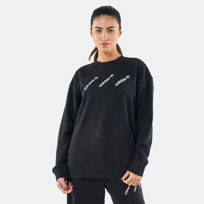 adidas Originals Women's Crew Sweatshirt Black image number 0